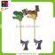 Plastic 9 Inch Standing Realistic Dinosaur