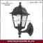 P401 outdoor plastic wall light/cheap and classical garden lantern post lamp