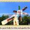 Direct manufacturer with 10 years experience in top spin sky amusement rides speeding windmill