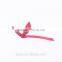 Fashion girls kids colorful chiffon Bunny Ears metal hair CLIPS PINS