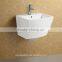 High Gloss Ceramic Wall Hung Bathroom Corner Wash Hand Basins