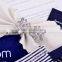 CZ zirconia New York winter five stick earrings