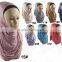Yiwu two faces plain jersey instant hijab muslim women hijab scarf