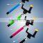New product Audio cable z07-7 plus handheld monopod, selfie stick with wire rod, handheld stick z07-7