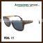 Hoting Selling Wooden Sunglasses with Wooden Layered Frame and Polarized Coating Lenses