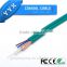 YYX Siamese cable RG6 1conducator with 2power PVC shield