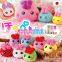 Comfortable fluffy Hoppe-chan mini stuffed animal keychains for all ages