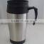 double wall plastic thermos coffee mug in 450ml volume