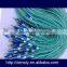 High Quality new design colorful 3.5mm jack male to male mental Aux cable