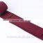 2016 latest design custom made solid burgundy new knitted pattern mens tie