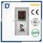 2016 new type  hot sale security steel door prefab houses glass insert stainless steel doors
