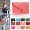 Womens Envelope Synthetic Leather lady clutch bag new fashion envelope clutch bag with chain shoulder