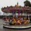 manufacturer high quality low price kids amusement park carousel horse square equipment