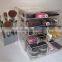 custom plexiglass makeup organizer