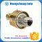 High pressure resist metal plumbing swivel joint hydraulic rotary valve