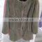 RB31 wholesale rabbit fur coat ladies coat