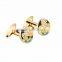 Fashion Copper 18k Gold Plated Cuff Links Unisex Colorful Enamel Cufflink for T-shirts
