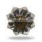 Glass small melon knob (clear)