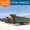 Titan 3 Axles U Shape 60 Tons Tipper Truck Trailer Dump Trailers