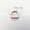 Metal Factory Round Ring, Rose Gold Metal Ring, Cheap Metal Ring