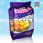 Aluminium foil dried jack fruit packaging pouch with gusset side exquisite bag type