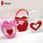 Cheaper and red non-woven cookies bags