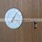 Decorative Mounted Round Metal Thermometer