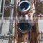 flute distiller,copper column,reflux stills
