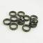 Cubic Glazed Zirconia Ceramic Ring Black Brushed 5mm