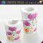 Vintage ceramic/pottery floral decal candle stick holders