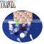 eco- friendly plastic transparent travel bottle sets for women travel bottle kit