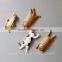 3d Mini lazy lying resin cheap half cat fridge magnet
