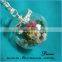 Hot Selling DIY Glass Terrarium Necklace & Square Glass Ball Necklace
