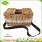 2017 new design wicker wine picnic basket for 2 person
