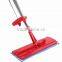 2015 as seen on TV stainless steel basket cleaning microfiber flat mop