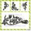 HIgh quality Casting steel craft ornamental spears for fences, trellis and Gates