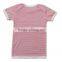 Children clothes kids printed t shirt high quality Organic baby t shirt custom round neck shirt for kids