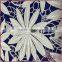Fashion flower mesh base with flower embroidery fabric
