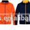 Custom Stand Collar Color Men's Fitness Hoodie Polar Fleece With Zipper no Hoods