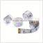 2017New Kearing Metric / Inch Fibreglass Tape Measure 150cm White Color Measuring Tapes For Sewn Area