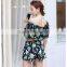 Comfortable Seamless polyester spandex fabric swimwear swimsuit for women
