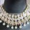 Kundan Pearl Choker Necklace Earring Set