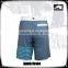 Blue waves board shorts with waterproof welded back pocket