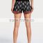 Wholesalecustom women zebra printing sportswear crossfit sweat shorts Chinese apparel OEM supplier