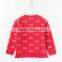 Fashion ruffles hem girls woolen long cardigan sweater