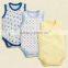 High Quality Custom Printing no Sleeve Baby Clothes Romper