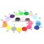 Colorful Different Size 2-Holes Decorated Buttons Craft Plastic Button Round