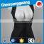 CYG-black over bust trainer lady waist cincher with strap