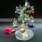 unique crystal apple tree have 10 pcs applefor wedding gift and home decoration