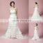 2017 Layer Bridal Gowns A-line Strapless Chapel Train Organza Wedding Dress AS279